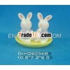 Easter bunny salt and pepper shaker decoration