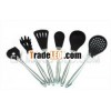 stainless steel handle with silicone head utensil set