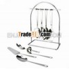 Stainless Steel Food Grade Serving Tools Set with stand