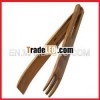 Acacia Wood Salad Tong with Custom engraved Laser Logo