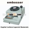 Card embosser (common big letters special Numerals)