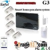Saful G3 Android/ios app controlling sms wireless home appliances switch safe alarm system