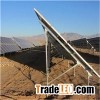 Customized Solar Panel Pole Mounting System With Concrete Base Or Ground Screw
