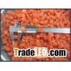 Frozen carrot dice