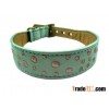 Imitated sheepskin fish shape dog collar