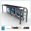 urban outdoor ad tempered galss bus stop shelter,with 32 years' experience