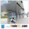 bus stop shelter with advertising lightbox modern design