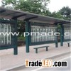 waiting bus stop shelter