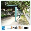 Outdoor furniture stainless steel bus station shelter for sale