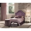 Italian Single upholstered bed