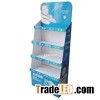 Point of Purchase Board Cosmetic Cardboard Promotional Display Shelf