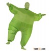 INFLATABLE GREEN COLORMAN FANCY DRESS BODYCOCK COSTUME CARN