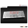 mini stainless steel metal keyboard with trackball