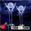 Custom Hand Shape Glass Basketball Award