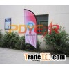Feather flag flying banner