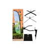 flag banner pole made by exposy fiberglass