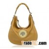Mulberry Daria Medium Yellow Leather Hobo Shoulder Bag M46