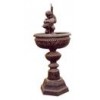 Crafts casting baby with bird Fountain