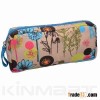 Canvas makeup purse