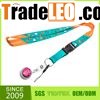 Customized polyester printed logo cell phone neck lanyard