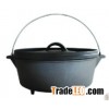 Wax Finish Cast Iron Camping Dutch Oven