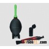 Cleaning kits green+wooden 2 in 1