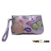 Ladies cosmetic bag with handle