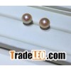 925  Sliver classical simple  8-9MM Pearl  Earrings
