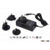 Interchangeable  plug power adapter