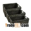 Water Hyacinth Handle Basket