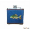 100%hand-sitched hip needlepoint flask