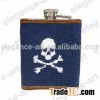 6oz Stainless Steel Needlepoint Flask kits