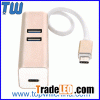 USB-C to 2 ports USB 3.0 and 1 port USB-C Usb Type-C HUB