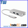 USB-C to 2 ports USB 3.0 and 1 port Usb Type-C HUB Design