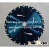 7-1/4" 184mm 24T Rip Cut Saw Blade With Transparent Blue Coa