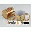 Gilded mug Gilded ceramic mug custom LOGO wholsale