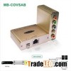 Component Video/StereoAuodio Extender via cat5e/6 cable