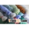Red Nylon monofilament fished