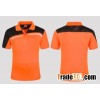 Polyester White Red 160gsm Dry Fit Short Sleeve Sports Polo