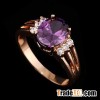 Zircon Copper Ring  GSJ0029