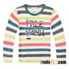 long sleeve t shirts kids Custom Striped Long Sleeves Kid T