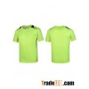 100% Polyester Men Mesh Contrast Color Dry Fit Sports T-shir