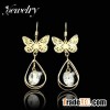 Zircon Copper Drop Earrings E0179