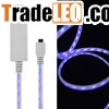 Hot selling charging & sync visible led light USB cable for