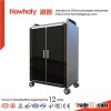 Howhaty mobile charging station charging cart for ipad lapto