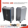 Howhaty moveable ipad laptop charging cabinet charging cart