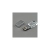 Crystal USB flash drive with printed logo