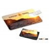 Credit card USB flash drive with printed logo