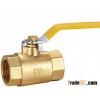 Brass Material Straight Through Ball Valve
