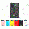 Hot seller DOCA D563 10000mah power bank with alarm and cloc